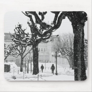 Europa, Österreich, Salzburg. Winter Mousepad