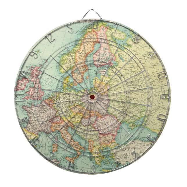 Europa - politisch dartscheibe (vorne)