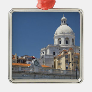 Europa, Portugal, Lissabon (auch Lisboa). Militär Silbernes Ornament