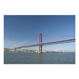 Europa, Portugal, Lissabon (auch Lisboa). Ponte Fotodruck