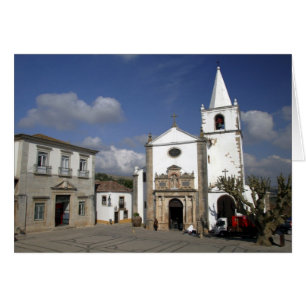 Europa, Portugal, Obidos. Kirche Santa Maria in