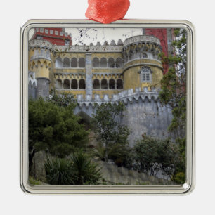 Europa, Portugal, Sintra. Die Pena National 3 Ornament Aus Metall