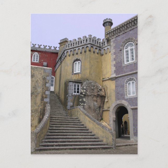 Europa, Portugal, Sintra. PENA National 2 Postkarte (Vorderseite)