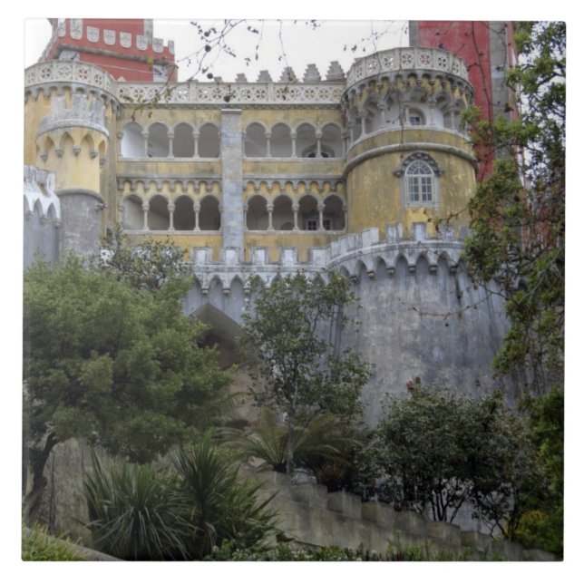 Europa, Portugal, Sintra. Pena National 3 Fliese (Vorderseite)