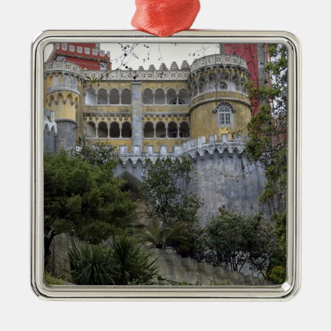 Europa, Portugal, Sintra. Pena National 3 Ornament Aus Metall (Vorne)