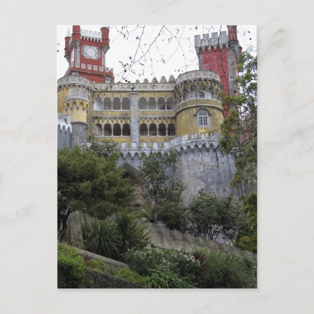 Europa, Portugal, Sintra. PENA National 3 Postkarte (Vorderseite)