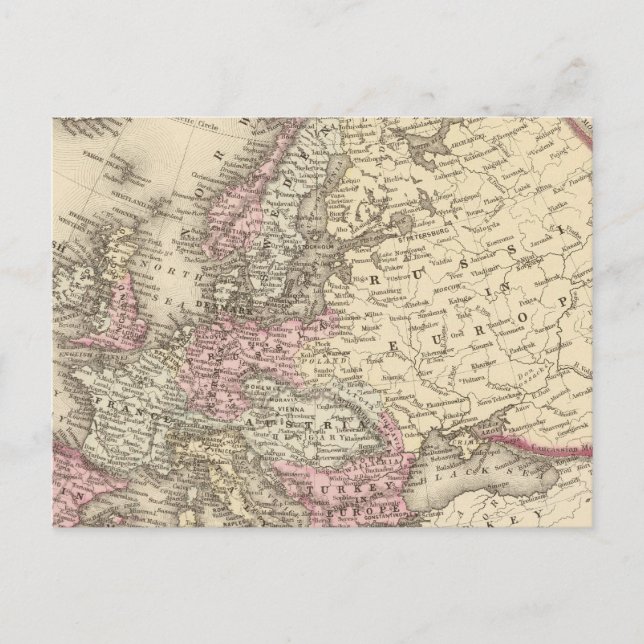 Europa Postkarte (Vorderseite)