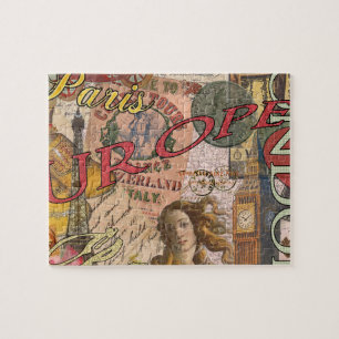 Europa Reise Vintage Europäisch Paris Frankreich K Puzzle