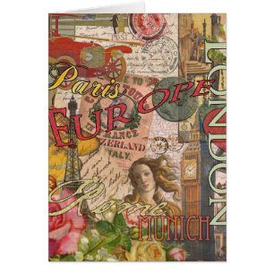 Europa Reisen Vintag Paris Frankreich Kunst