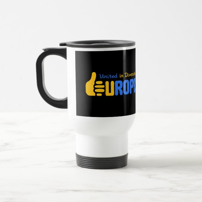 Europa Rocks! Tasse - wählen Sie Stil & Farbe (Links)