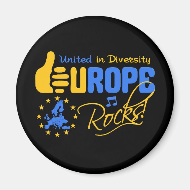 Europa rockt! Magnet (Vorne)