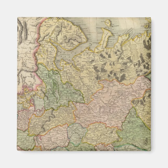 Europa Russland Magnet (Vorne)