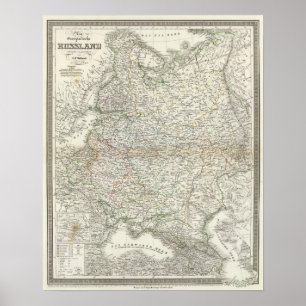 Europa - Russland Poster