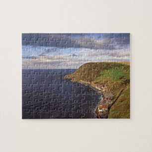 Europa, Schottland, Aberdeen. Luftansicht von Puzzle