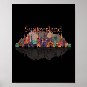 Europa Schweiz Alpen Berge Schweizer Familie Urlau Poster