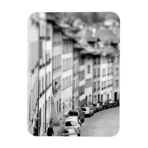 Europa, Schweiz, Bern. Altstadtgebäude Magnet