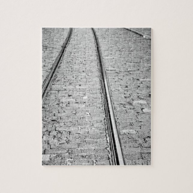 Europa, Schweiz, Bern. Straßenbahnen, Puzzle (Vertikal)