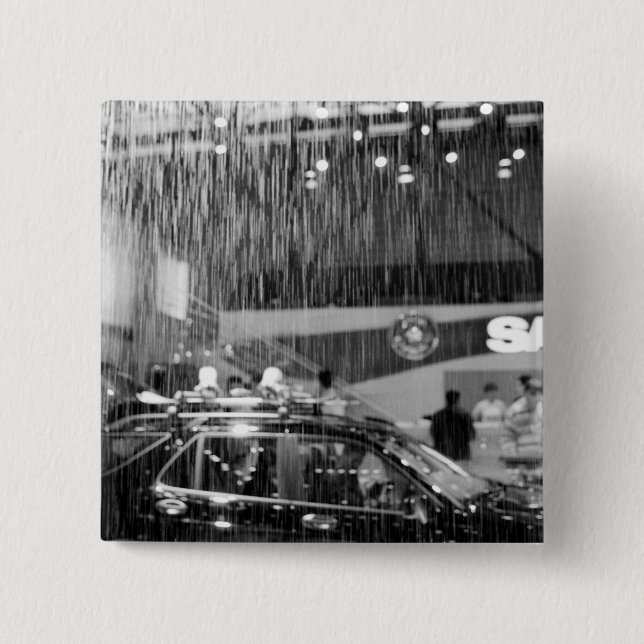 Europa, Schweiz, Genf. Genfer Automobilsalon Button (Vorderseite)