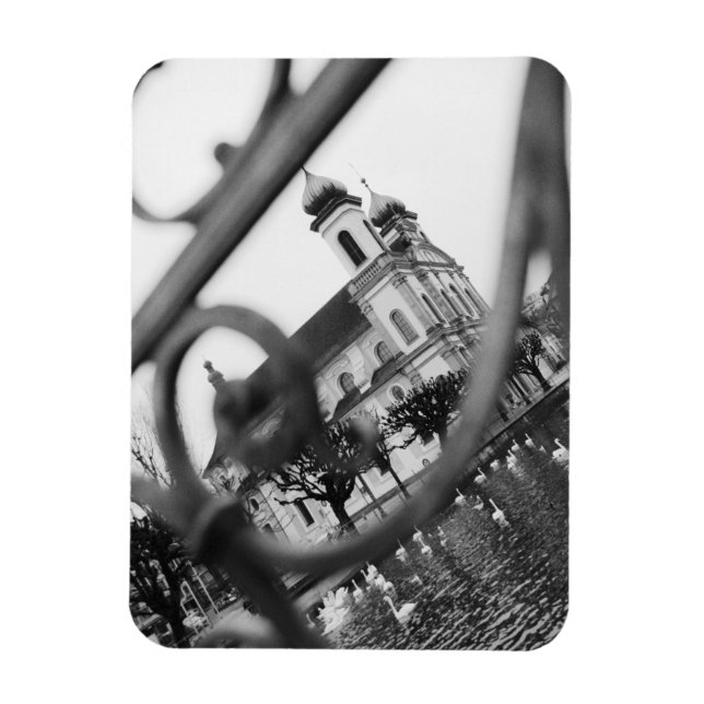 Europa, Schweiz, Luzern. Jesuitenkirche Magnet (Vertikal)