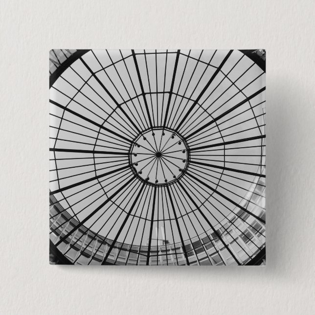 Europa, Schweiz, Zürich. Glaskuppel Button (Vorderseite)