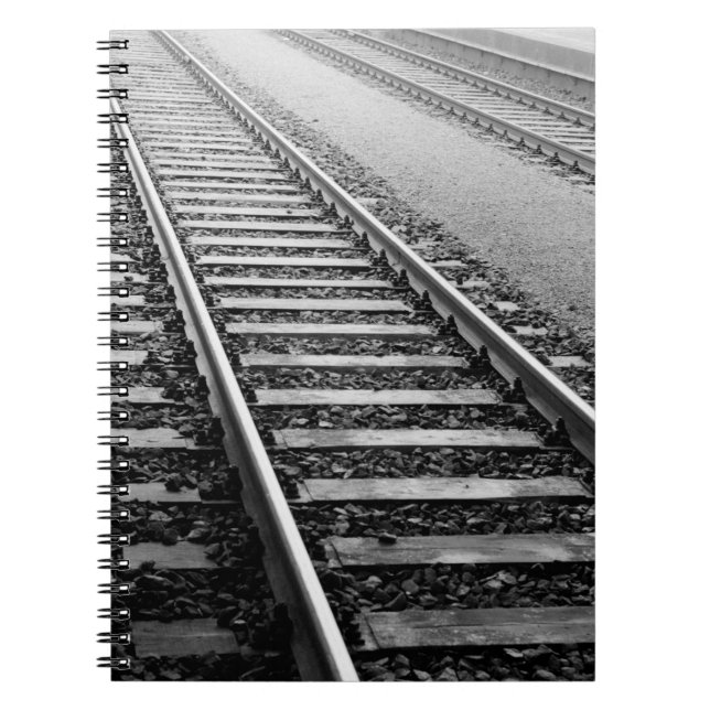 Europa, Schweiz, Zürich. Gleise Notizblock (Vorderseite)