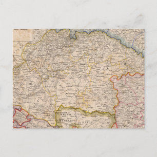 Europa, Slowakei, Ungarn Postkarte