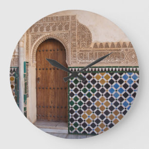 Europa, Spanien, Andalusien, Granada, Alhambra Große Wanduhr