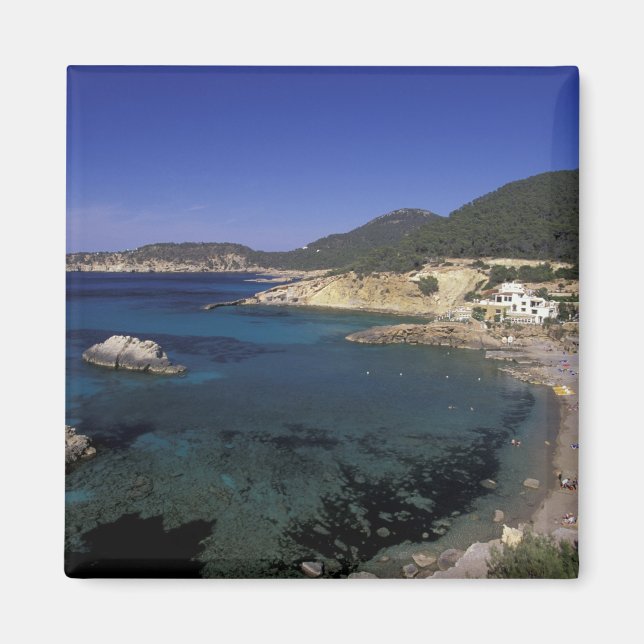 Europa, Spanien, Balearen, Ibiza, Cala de Magnet (Vorne)