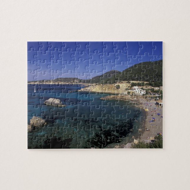 Europa, Spanien, Balearen, Ibiza, Cala de Puzzle (Horizontal)