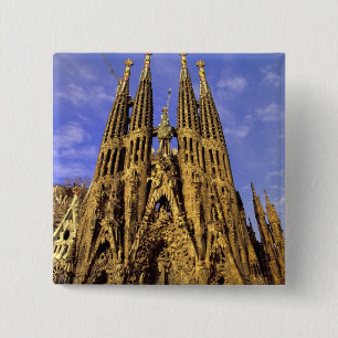 Europa, Spanien, Barcelona, Sagrada Familia Button