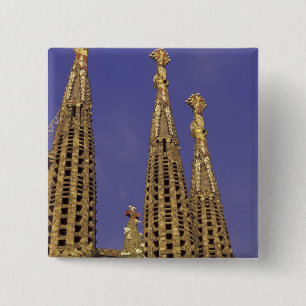 Europa, Spanien, Barcelona Sagrada Familia Button