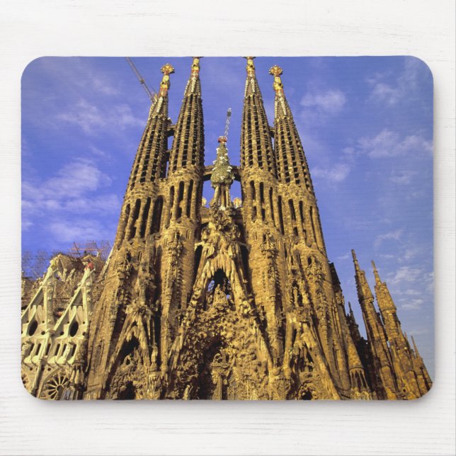 Europa, Spanien, Barcelona, Sagrada Familia Mousepad (Vorne)