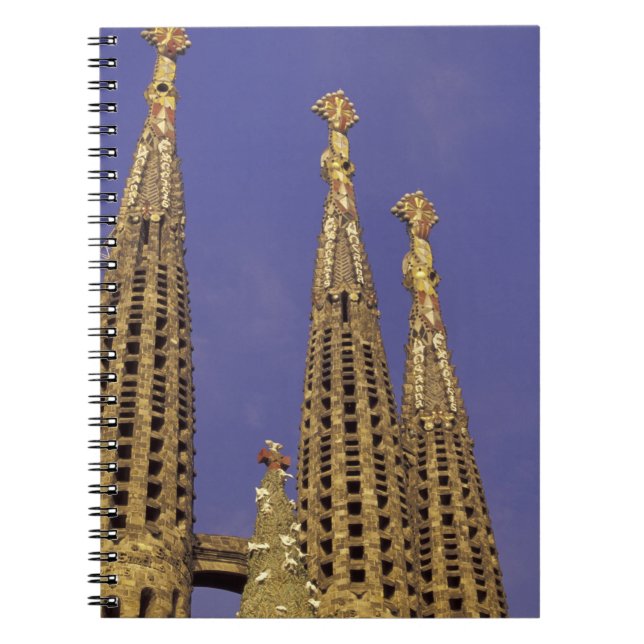 Europa, Spanien, Barcelona Sagrada Familia Notizblock (Vorderseite)