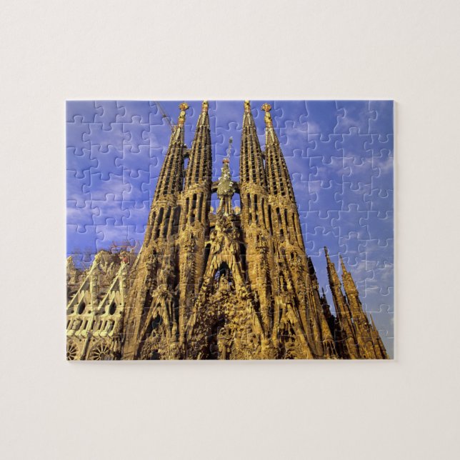 Europa, Spanien, Barcelona, Sagrada Familia Puzzle (Horizontal)