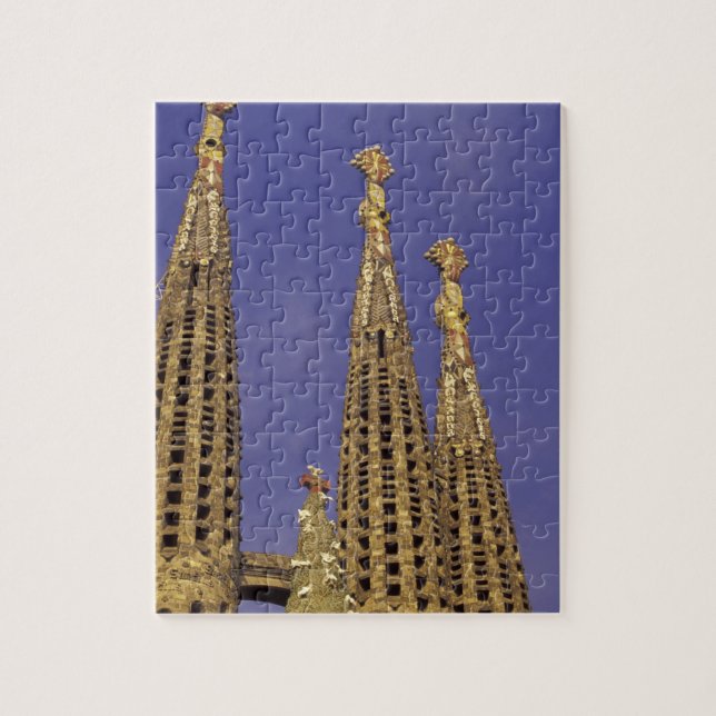 Europa, Spanien, Barcelona Sagrada Familia Puzzle (Vertikal)
