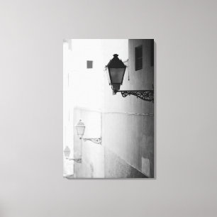 Europa, Spanien, Mallorca. Straßenbeleuchtung, Pal Leinwanddruck
