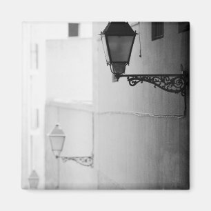 Europa, Spanien, Mallorca. Straßenlaternen, Palma Magnet