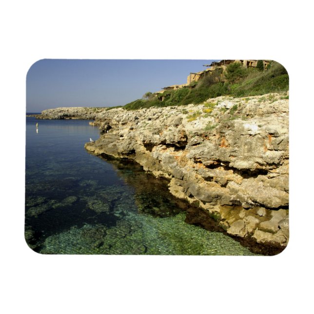 Europa, Spanien, Menorca (auch Menorca), Binibeca. Magnet (Horizontal)