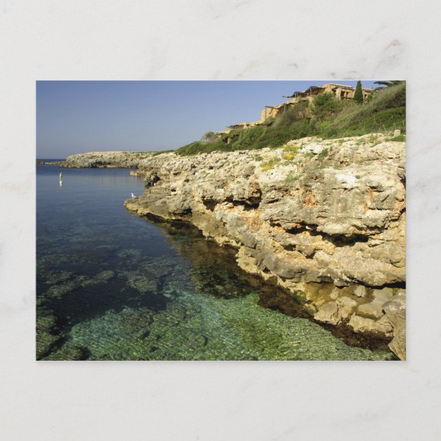 Europa, Spanien, Menorca (auch Menorca), Binibeca. Postkarte (Vorderseite)