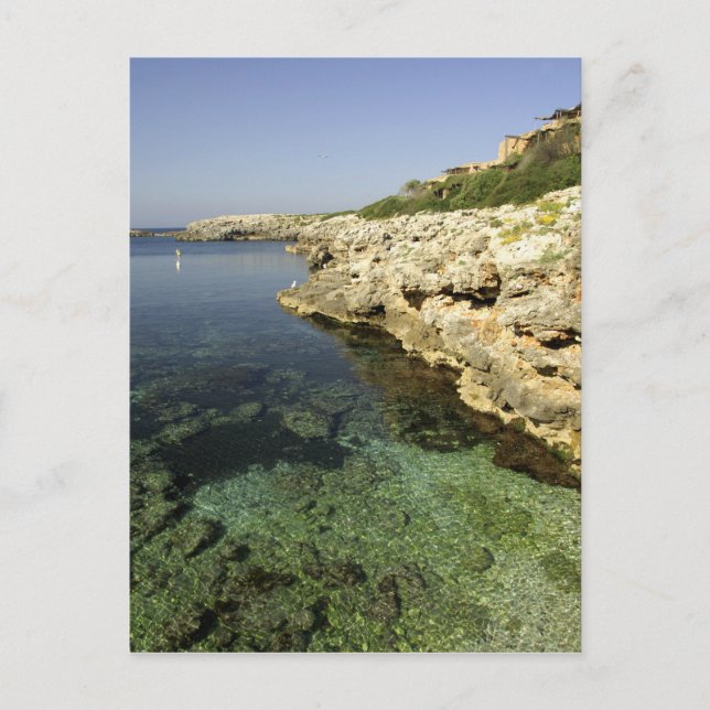 Europa, Spanien, Menorca (auch Menorca), Binibeca. Postkarte (Vorderseite)
