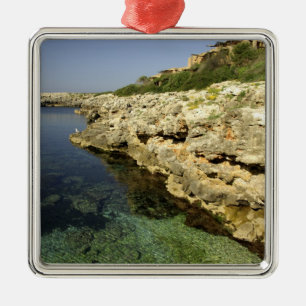 Europa, Spanien, Menorca (auch Menorca), Binibeca. Silbernes Ornament