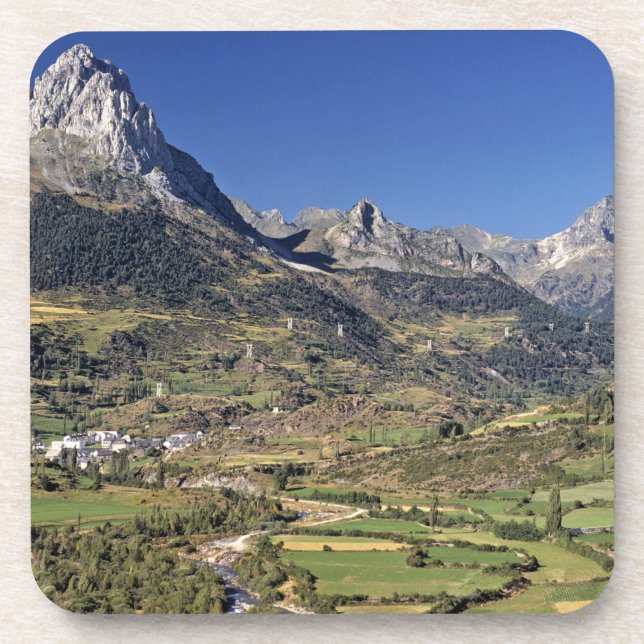 Europa, Spanien, Sallent de Gallego. Klein Untersetzer (Vorderseite)