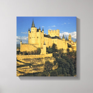 Europa, Spanien, Segovia. Der imposante Alcazar Leinwanddruck