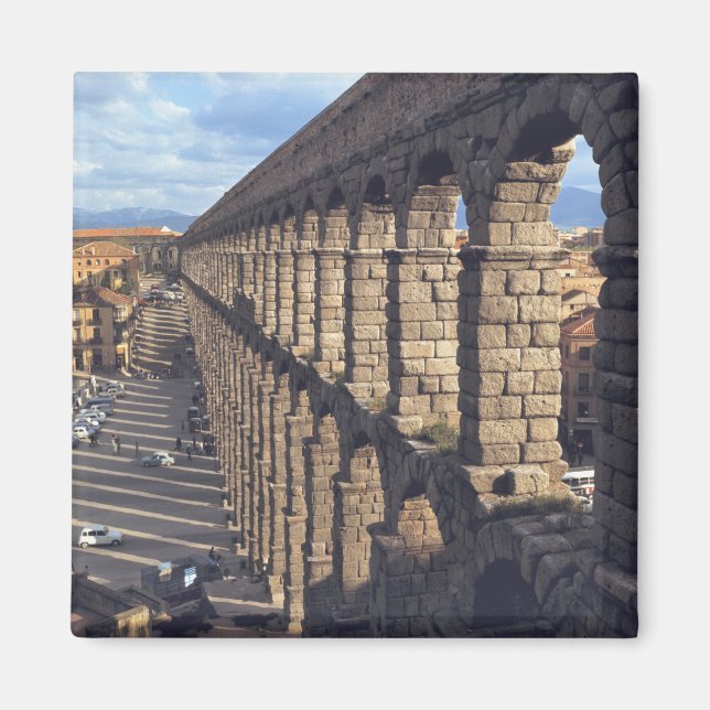 Europa, Spanien, Segovia. Spätes Licht wirft Schat Magnet (Vorne)