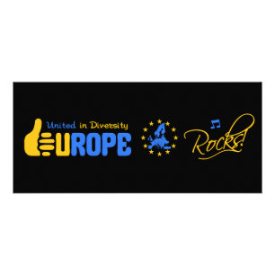 Europa-Steine! Werbekarte