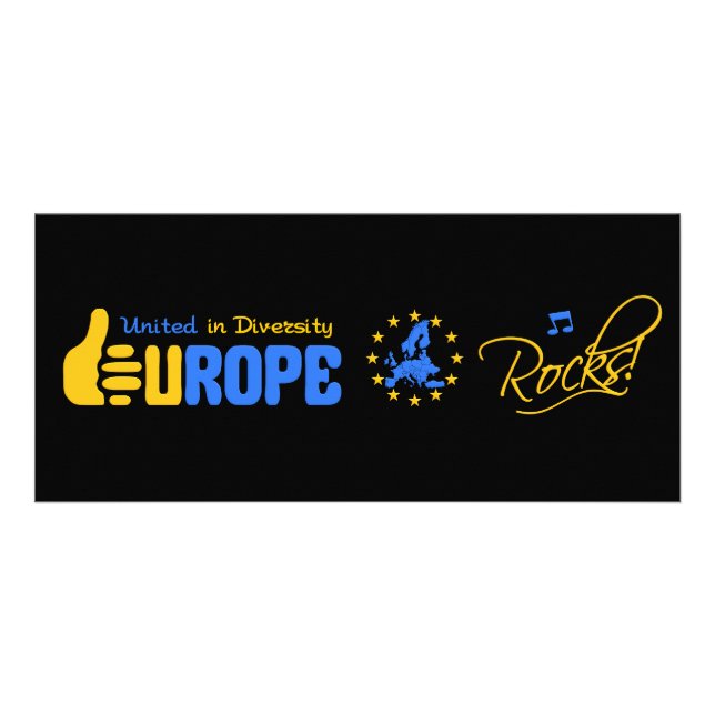 Europa-Steine! Werbekarte (Vorne)
