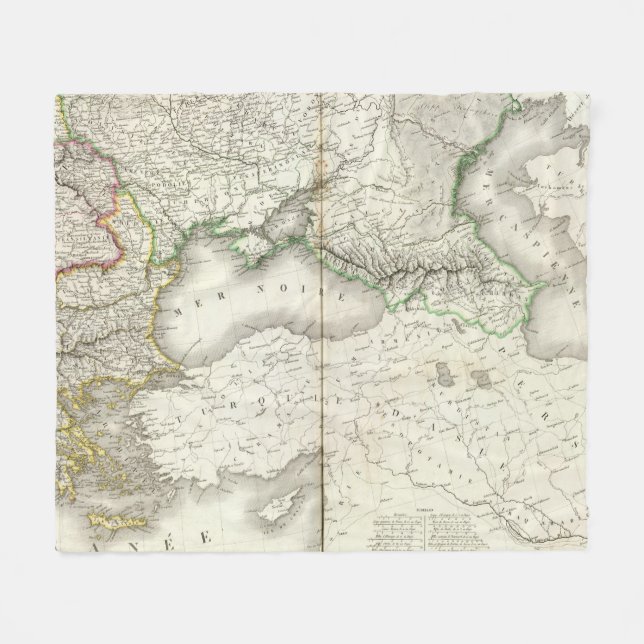 Europa Südost Fleecedecke (Vorderseite (Horizontal))