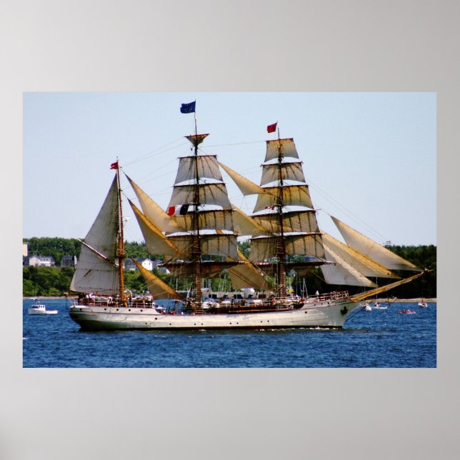 Europa Tall Ship Poster (Vorne)