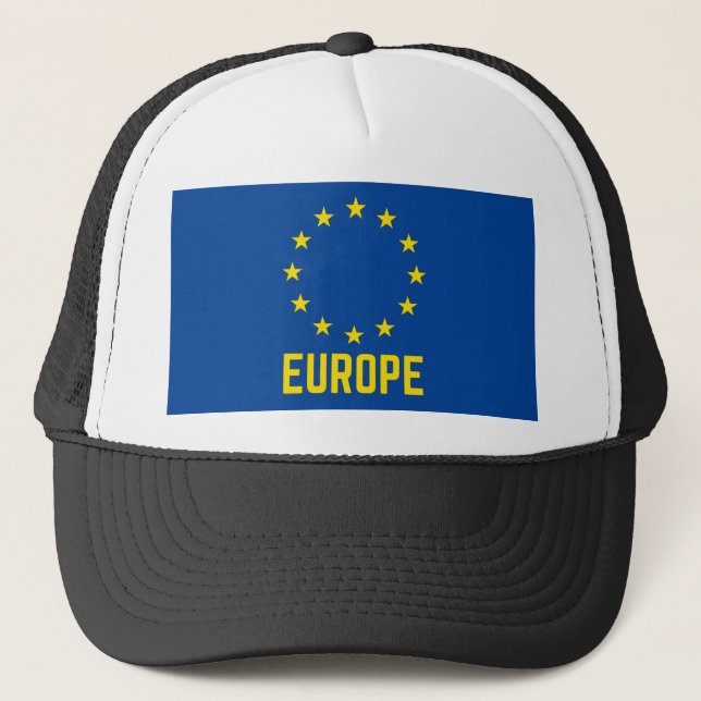 Europa Truckerkappe (Vorderseite)
