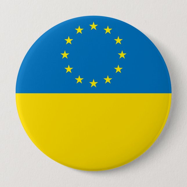 EUROPA UKRAINE BUTTON (Vorderseite)